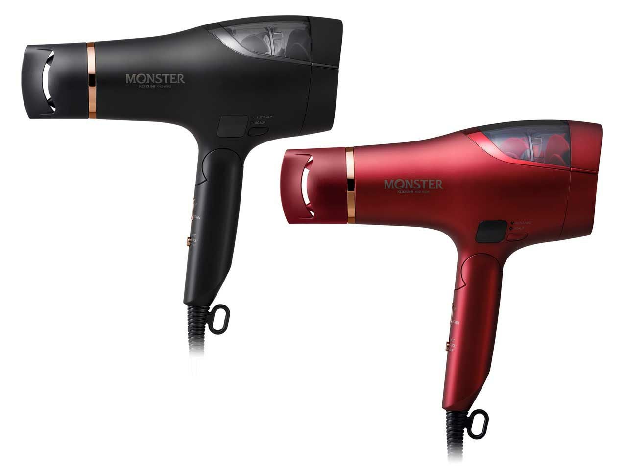 新品ヘアドライヤーKHD-W905/BK、大風量速乾ダブルファン ダブルファンドライヤー KHD-W905 | コイズミパーツショップ コイズミ